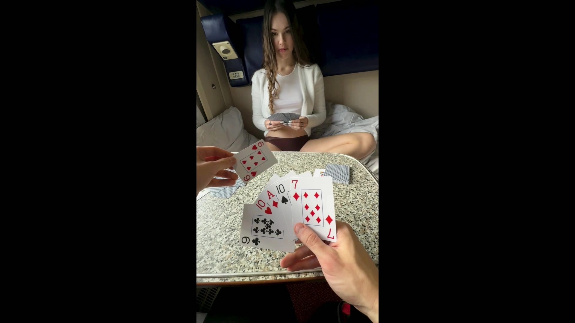 Stranger Bet Her Pussy On Cards And Lost Every Single Hand
